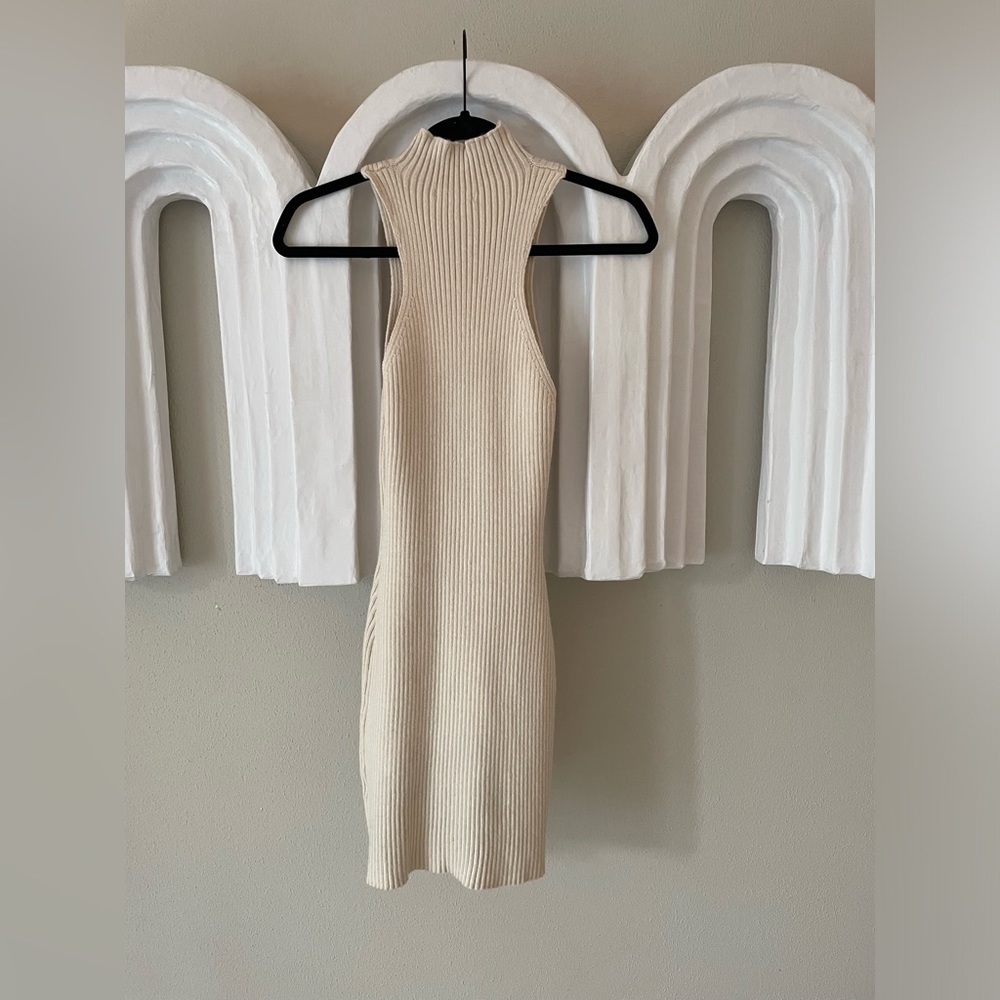 Turtleneck sweater dress